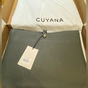 Cuyana Dark Olive 16” System Tote Laptop Sleeve